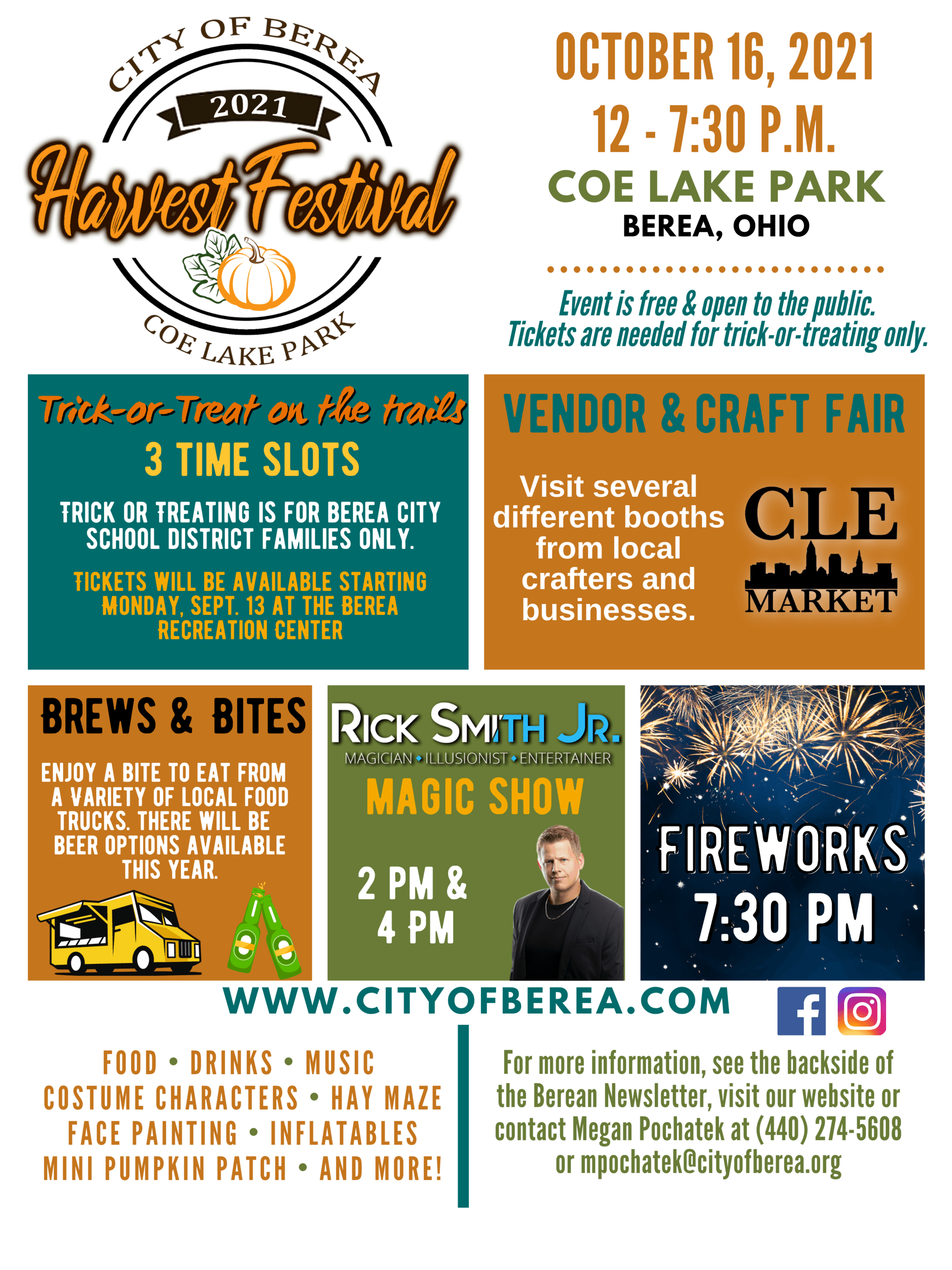 Harvest Festival Flyer 2021