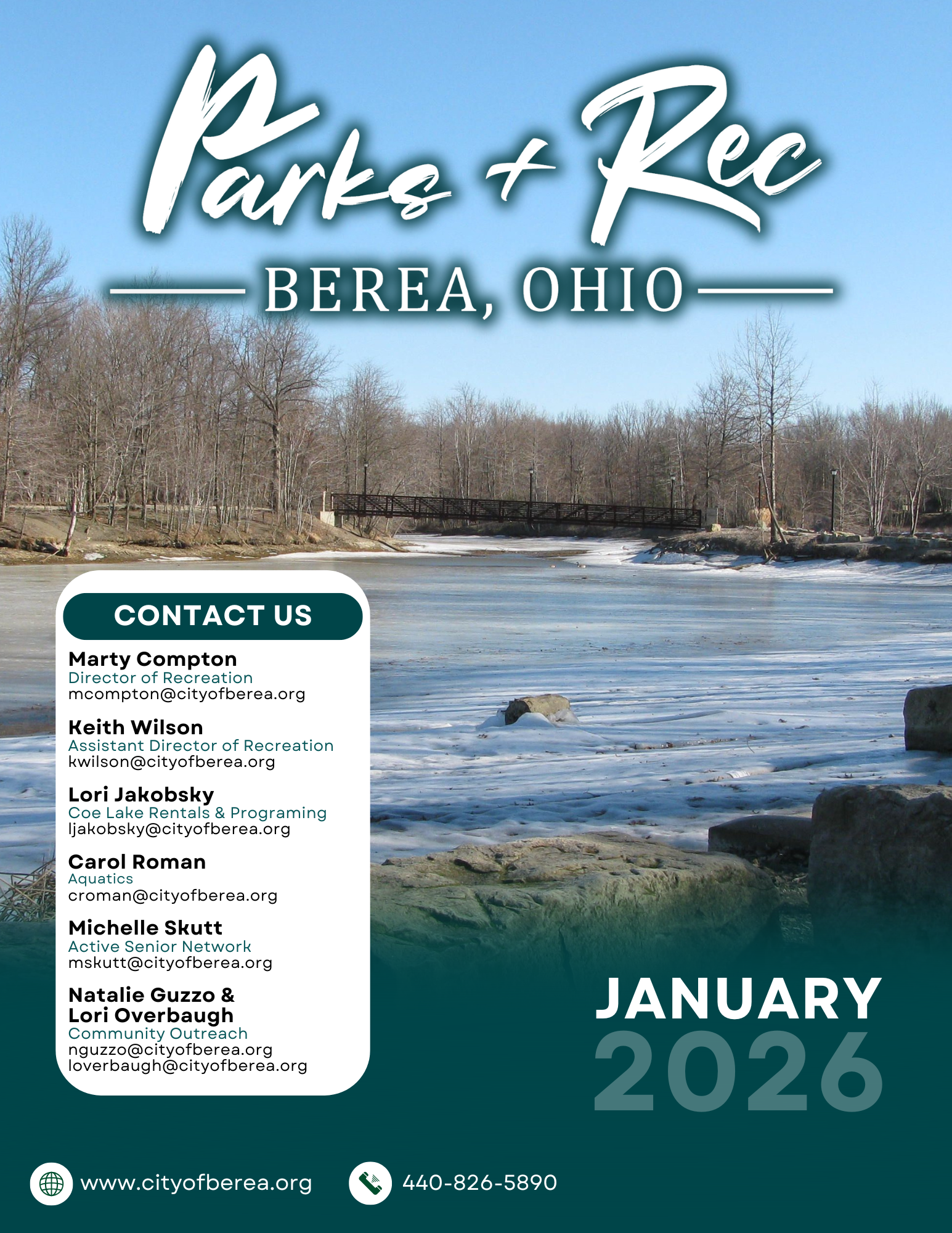 Program Guide Cover Page for January 2025